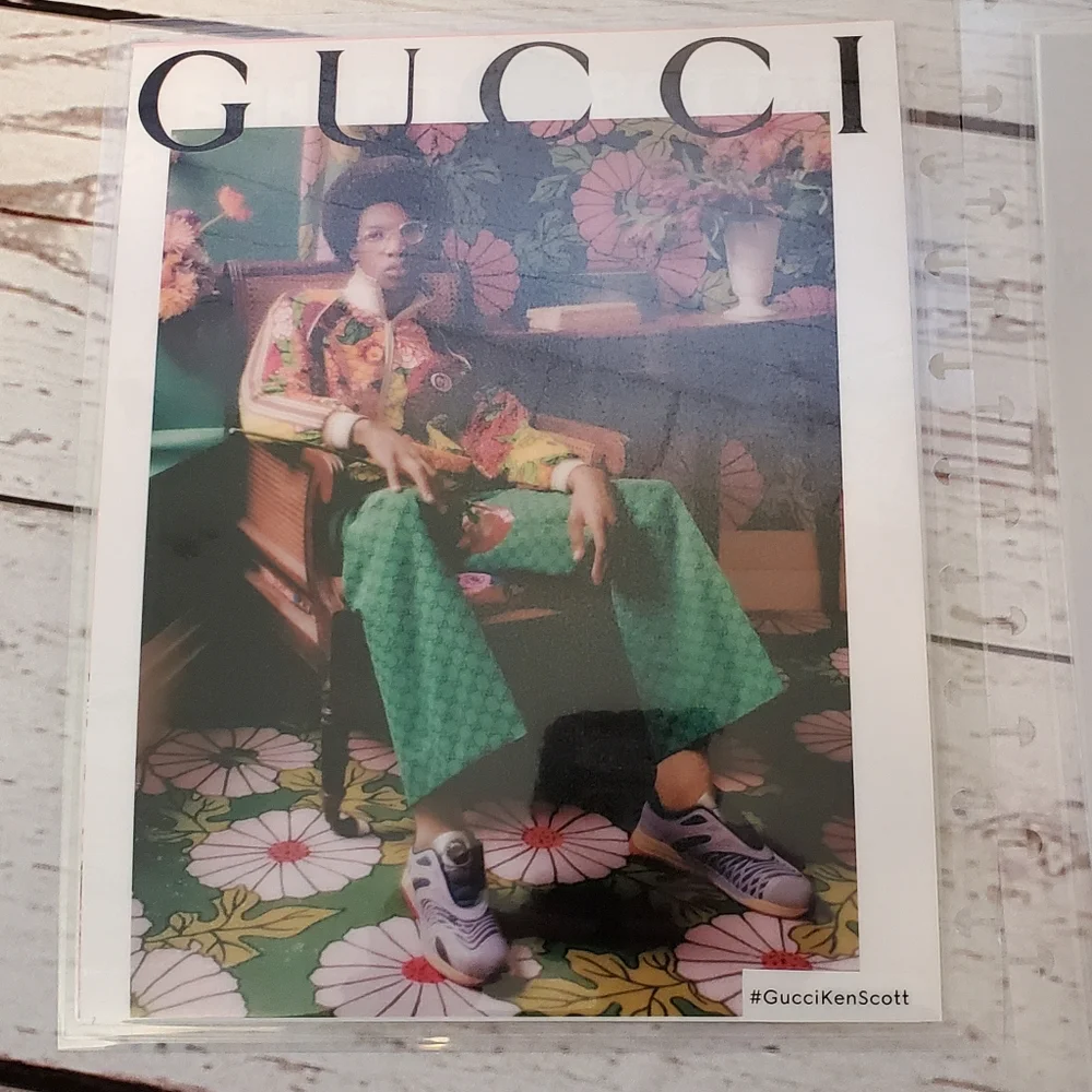 Handmade Cover For A Classic Size Disc Bound Planner Gucci ads, Vogue magazine